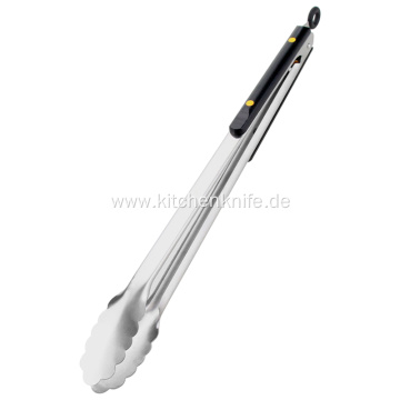 15 Inch Stainless-steel Locking Barbecue Tongs